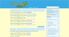 Desktop Screenshot of krishnatalk.com