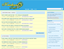 Tablet Screenshot of krishnatalk.com